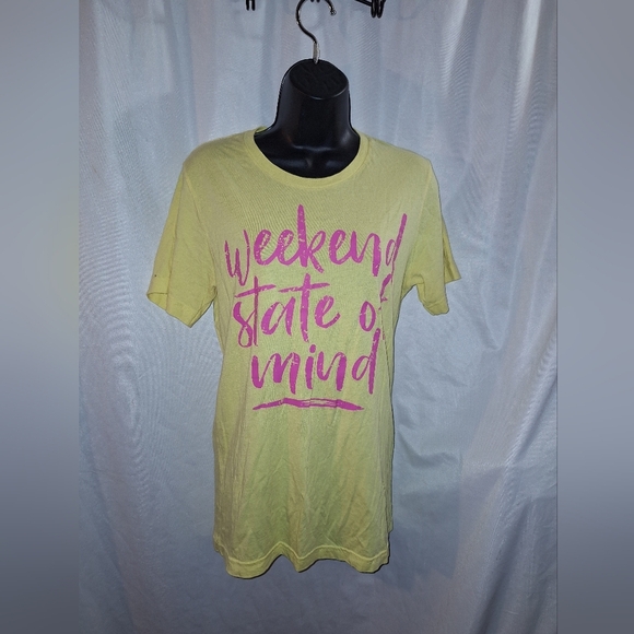Bella Canvas Yellow Tee - Picture 2 of 6